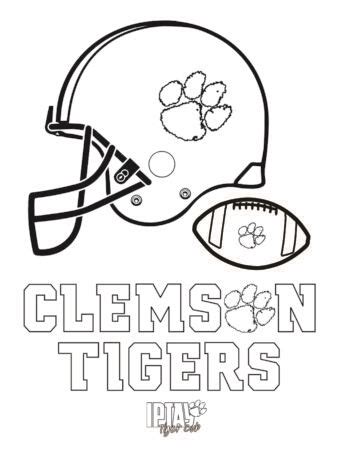 Clemson Tigers Coloring Pages Coloring Coloring Pages