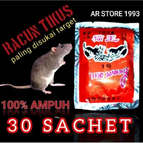 Jual Sachet Racun Tikus Super Ampuh Mati Kering Tidak Bau