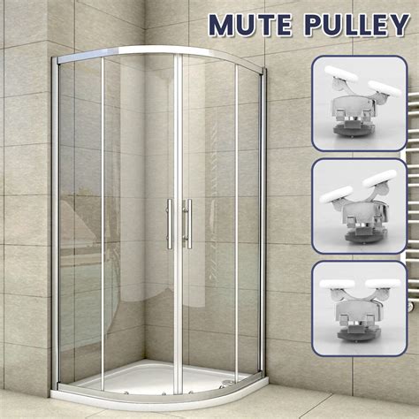 8pcs Curved Shower Door Rollers 23mm Aluminum Alloy Top And Bottom Shower Qamxo Ebay