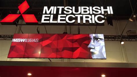 Ces 2015 Mitsubishi Electric Display Wall Youtube