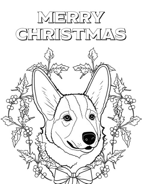 5 Corgi Coloring Pages! - The Graphics Fairy