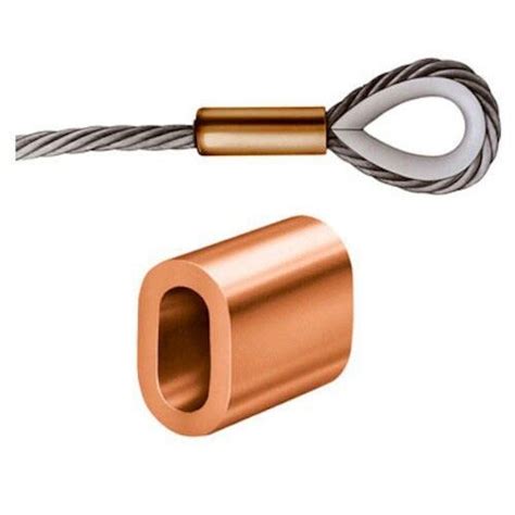 2mm Talurit Copper Steel Wire Rope Ferrule Gs Products Uk