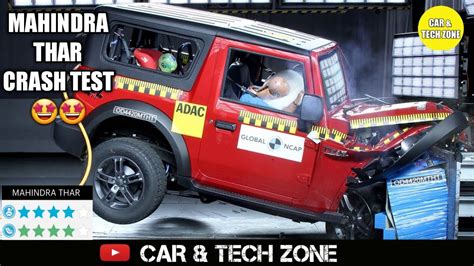 Mahindra Thar Crash Test New Thar Crash Test Mahindra Thar Global