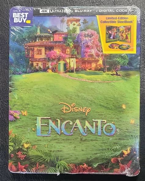 Disneys Encanto Steelbook 4k Ultra Hd Blu Ray Digital Limited