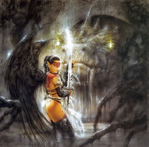 Luis Royo The Devil Beneath Fantasy Art Illustrations Luis Royo