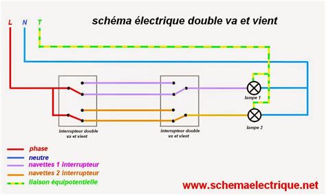 21 Schema Electrique Va Et Vient 2 Interrupteurs 1 Lampe Logete