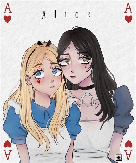 Alice In Wonderland Meets Alice Liddell Crossover Art Disney