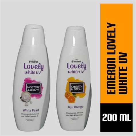 Jual EMERON LOVELY WHITE UV 200ML BODY LOTION Shopee Indonesia