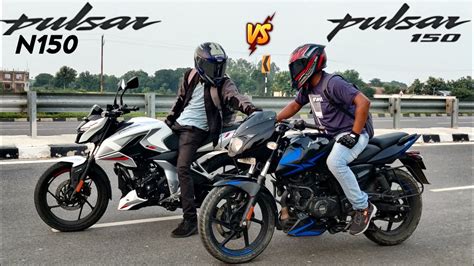 Bajaj Pulsar N Vs Pulsar Bs Drag Race Youtube