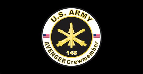 Mos 14s Avenger Crewmember Us Army Us Army Veteran T Shirt