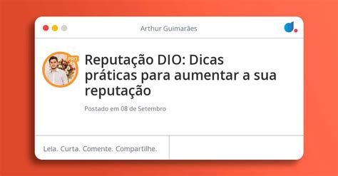 Reputa O Dio Dicas Pr Ticas Para Aumentar A Sua Reputa O