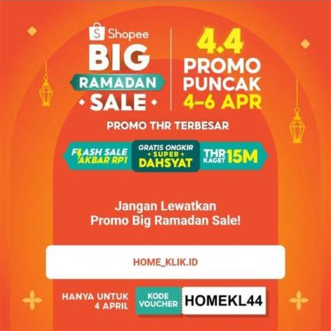 Promo Terbesar 17 Kode Voucher Shopee Hari Ini 4 30 April 2023 Big