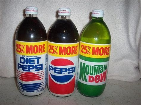 Glass Soda Bottles From The 80s R Nostalgia