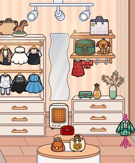 Toca Boca Closet Inspo 🧵 | Small wardrobe design, Small office room ...