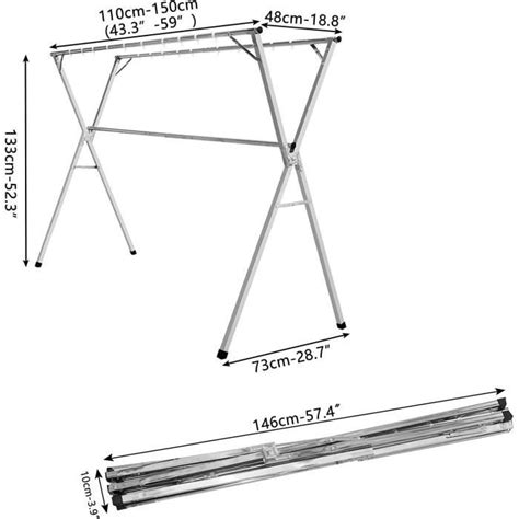 Etendoir A Linge Pliable Exterieur Etendage Linge Interieur En Acier