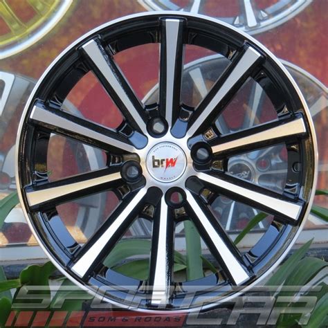 Jogo Roda Brw 1240 Eclipse Aro 15 4x108 Concava Ka Fiesta Bd R 1 499