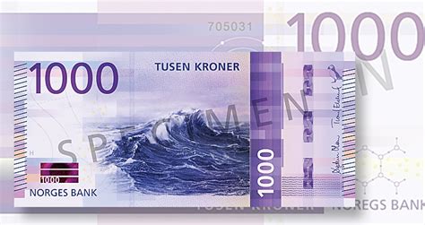 Norway Issuing New 1000 Krone Note To Complete Series