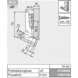 Zawias Blum clip top blumotion 79B3451 kątowy 30 III maksymalnie