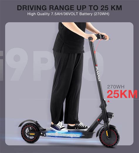 Iscooter I Pro Electric Scooter Inch W Motor Ah Battery