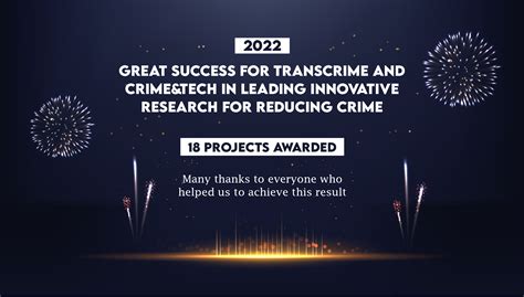 2022 A Great Success For Transcrime And Crime Tech In Leading