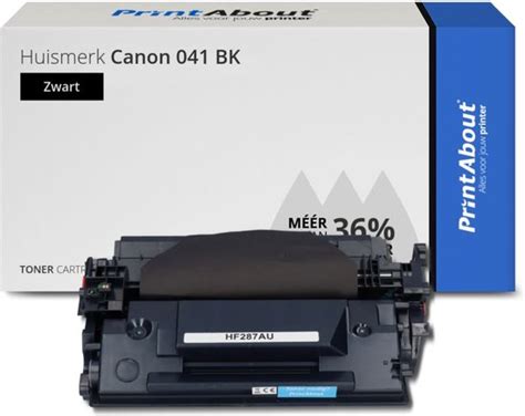 Printabout Huismerk Toner Bk Zwart Geschikt Voor Canon Bol