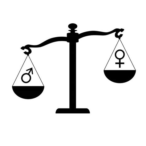 Gender Equality Scale Stock Vectors Istock