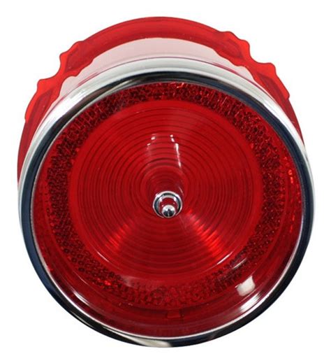 65 1965 Chevy Impala Rear Tail Light Lens With Chrome Trim I 5