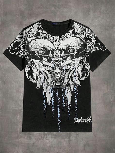 Guys Skull Print Tee Affliction Clothing Clothes Dream Clothes