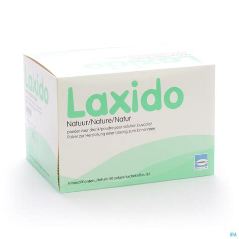 Laxido Natural Sach 50 X 137 G Laxatifs Tractus Gastro Intestinal