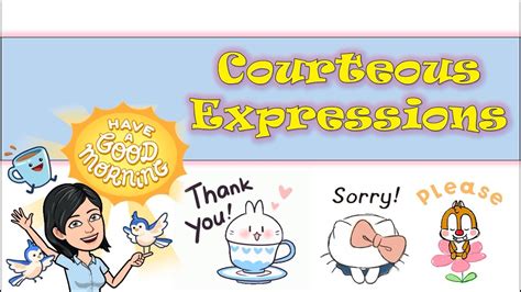 Courteous Expressions Youtube