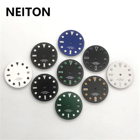 Neiton Sterile Blue Watch Dial Movimento Luminoso Apto Para Miyota