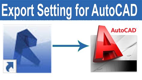 Revit Tutorials Exporting From Revit To Autocad Tutorial Youtube