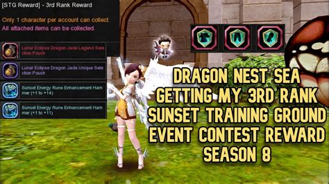 Getting My Rd Rank Sunset Training Ground Event Contest Season In