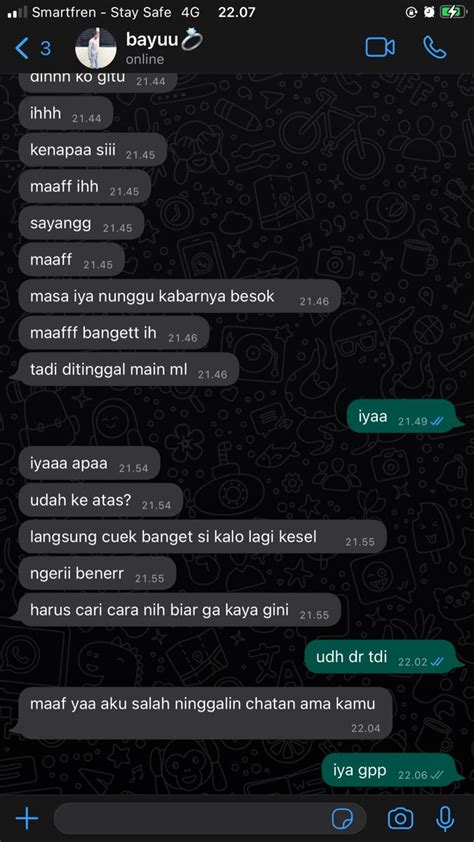 Pin Oleh Fariska Di Bbbbbb Sms Chat Wat Gambar Maaf Teks