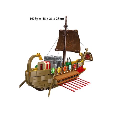 Mini Blocks Kit Sea Big Ship Model Military Pirate Ship Series Building