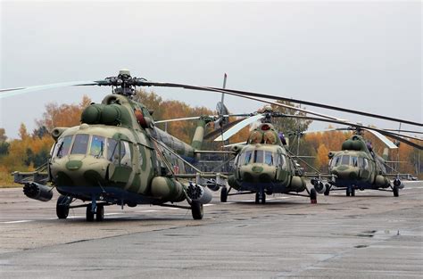 New Mi-8 helicopters demonstrated to Belarus president. Two new modern