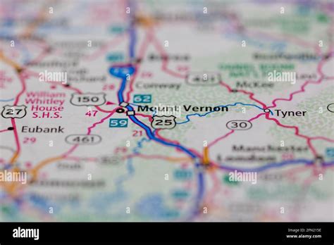 Mount vernon kentucky map hi-res stock photography and images - Alamy