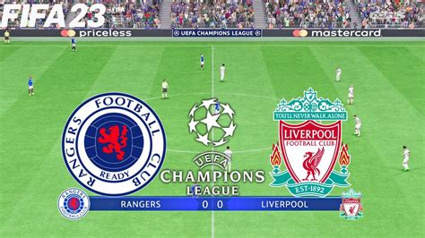 FIFA 23 Rangers Vs Liverpool UCL Champions League Match