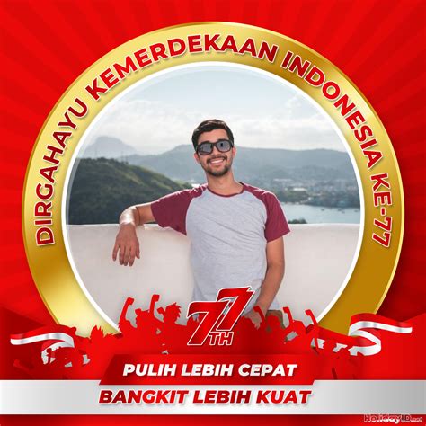 Twibbon HUT RI Ke 77 Tahun 2022