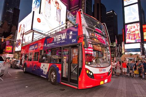 Nighttime Lights Bus Tour Of Manhattan