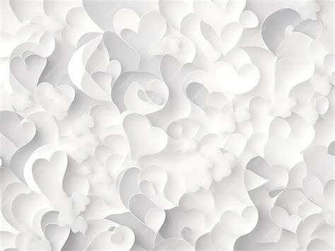 Premium AI Image | White love background white background love images