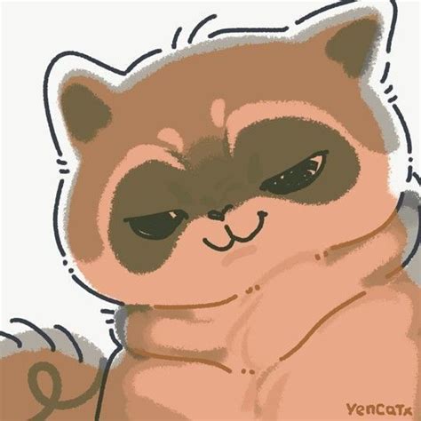 Pin De Aome Neko En Tanuki En Dibujos Bonitos Arte De Mapache