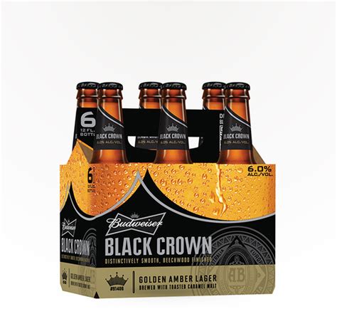 Budweiser Black Crown Golden Amber Lager Delivered Near You Saucey