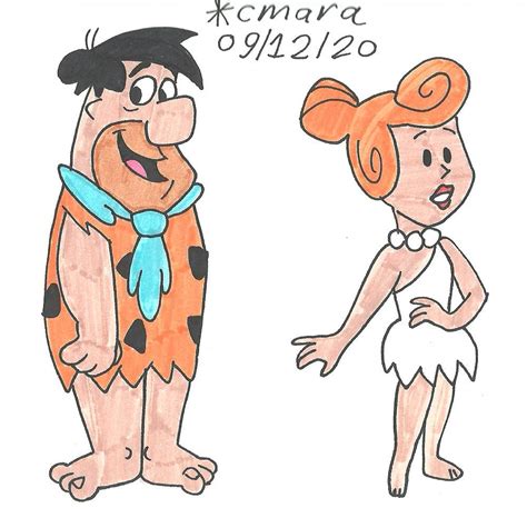 Fred and Wilma Flintstone by cmara on DeviantArt