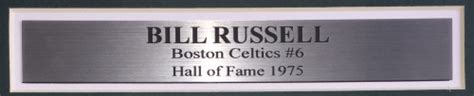 Bill Russell Signed Boston Celtics X Custom Framed Photo Display