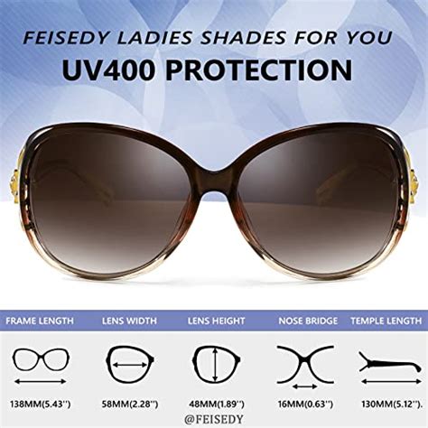 Buy Feisedy Classic Polarized Uv Protection Sunglasses For Women