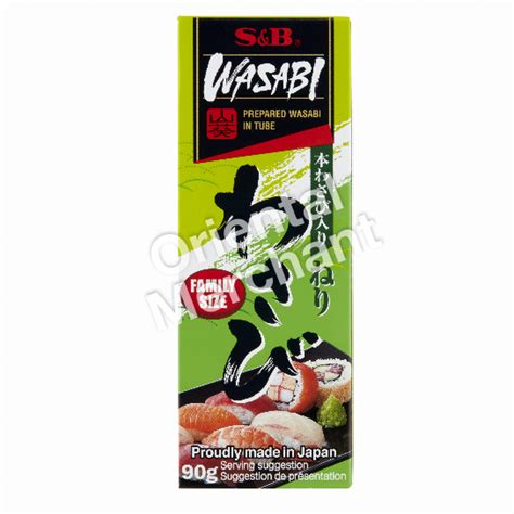 Sandb Prepared Wasabi In Tube 90g Oriental Merchant