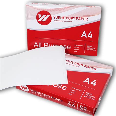 Cheaper Price 70 Gsm 80 Gsm 500 Sheets White Office Copy Paper A4