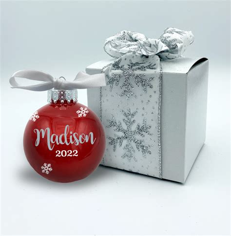 Personalized Christmas Ornaments, Christmas Office Gifts, Personalized ...