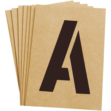 Hy Ko 5 In Letter Number Symbol Stencil Set Hills Flat Lumber